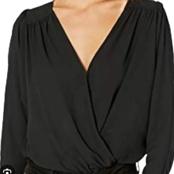 INC International Concepts Black Blouse - Picture 1 of 10